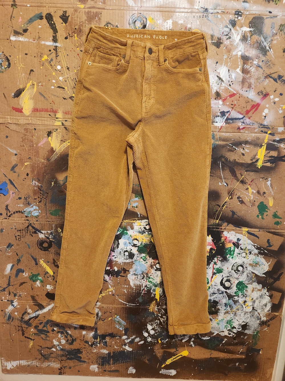 American Eagle Outfitters  Mustard Corduroy Pants